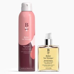 Better Not Younger Volume & Shine Styling
Bundle 6oz/1.9oz BRAND NEW/SEALED